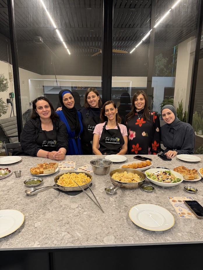 صورة من ورشات شيف فادي بالمطبخ